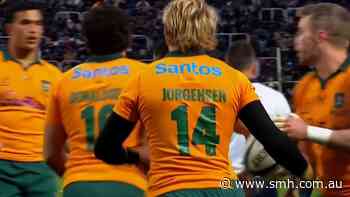 Jorgensen catches 14-man Pumas short out wide