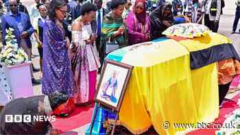 Body of world's youngest traditional king returns home to Uganda amid succession row