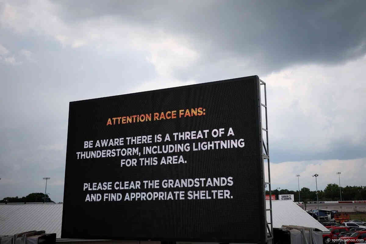 NASCAR Cup Darlington Southern 500 starting lineup after lightning cancels qualifying