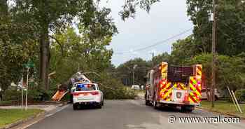Downed trees and power outages highlight stormy start to the holiday weekend in Wake County