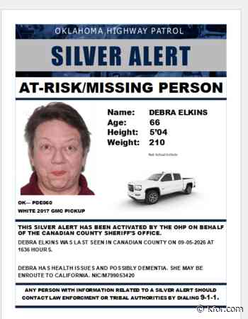Silver alert issued for Canadian County woman