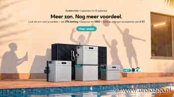 Zendure Sunshine Sale: tot 370 euro korting op thuisbatterijen