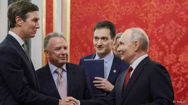 President Poetin ontvangt Amerikaanse gezanten Kushner en Witkoff in Kremlin