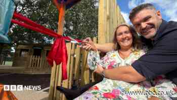 Head teacher opens 'dream' playground after MND diagnosis