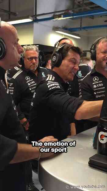 This goes out to all computer screens, we’re sorry - we just really wanted that Pole for George #f1