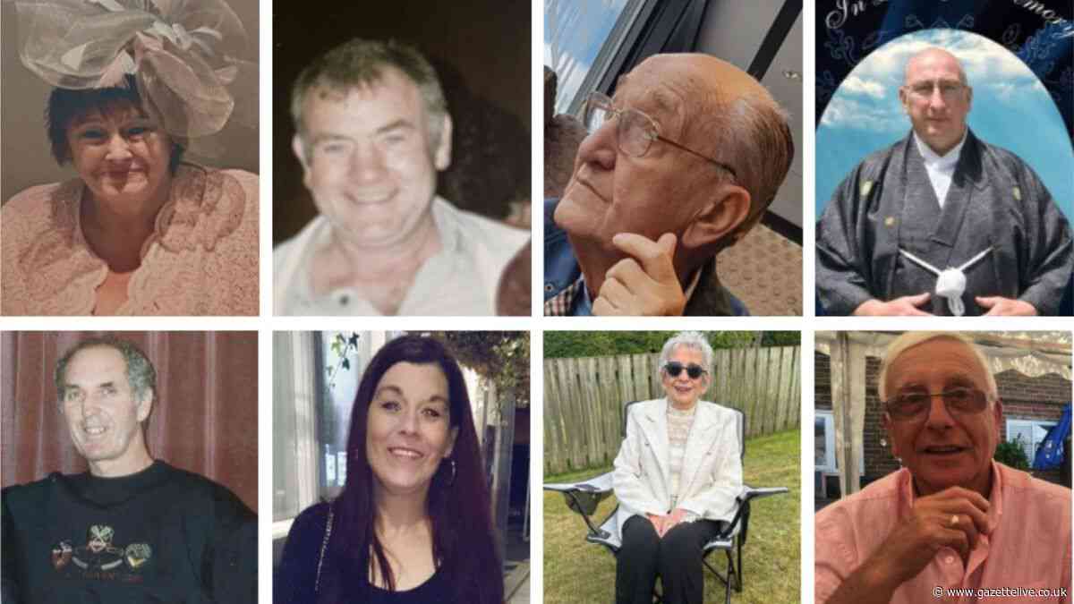 Tributes to 'much loved' mum, 59, and 'amazing father', 77, among those paid in The Gazette