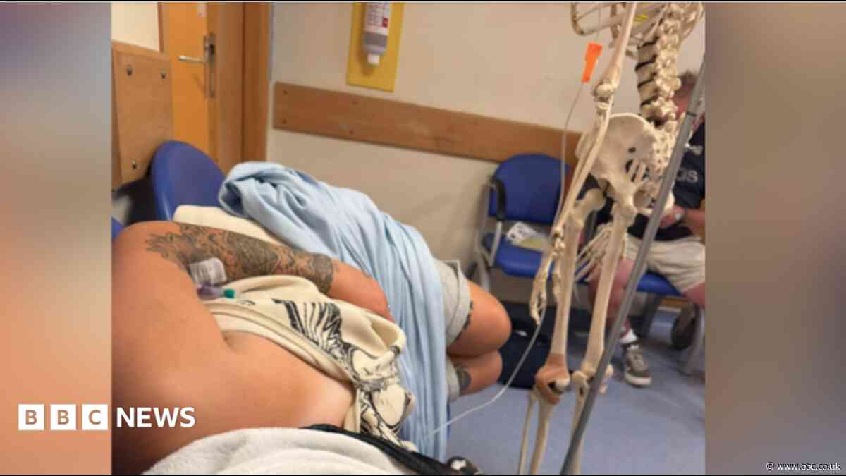 Hospital 'used model skeleton' for patient's drip