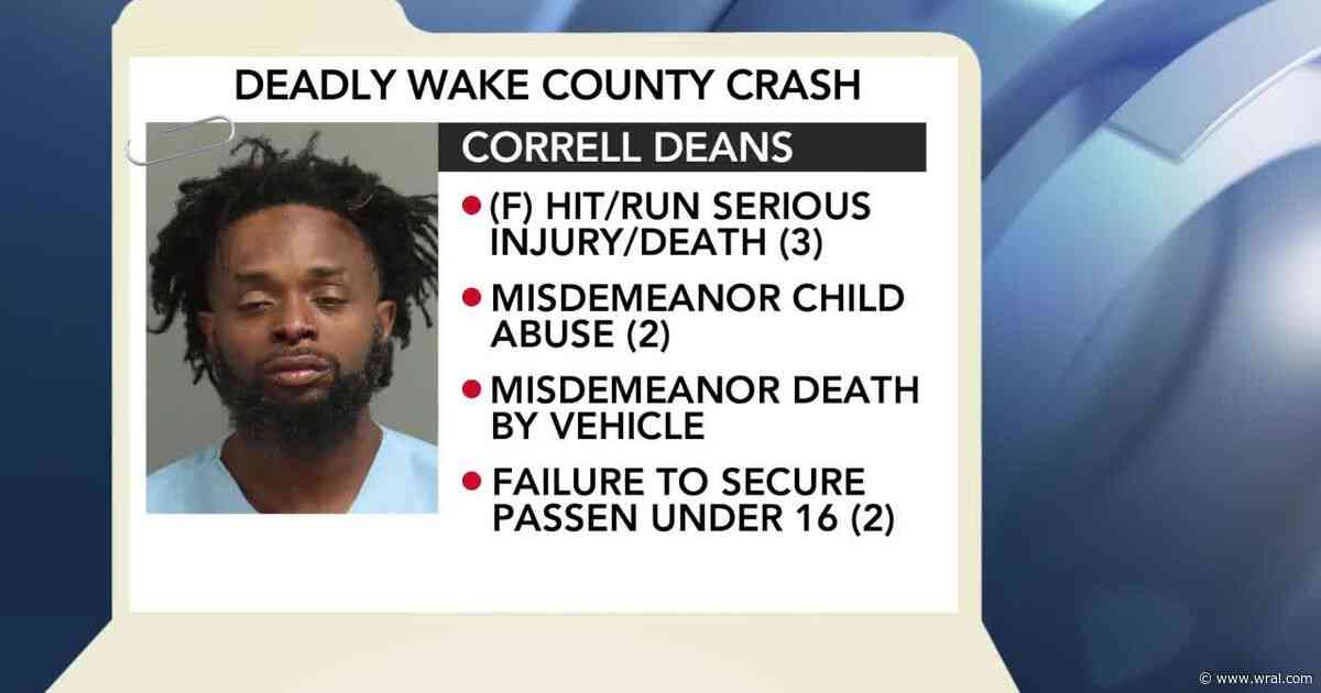 Man charged in crash that killed 10-year-old, seriously injured three more people in Wake County