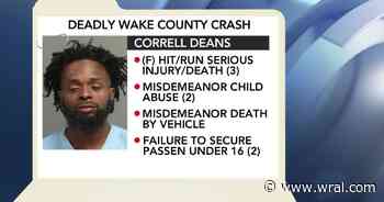 Man charged in crash that killed 10-year-old, seriously injured three more people in Wake County