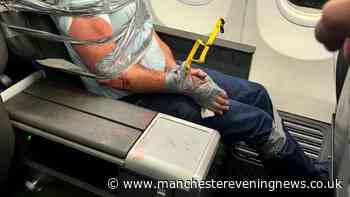 American Airlines passenger duct-taped to seat after violent outburst