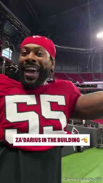 Za’Darius Smith as arrived in Mercedes-Benz Stadium 🙌 #football