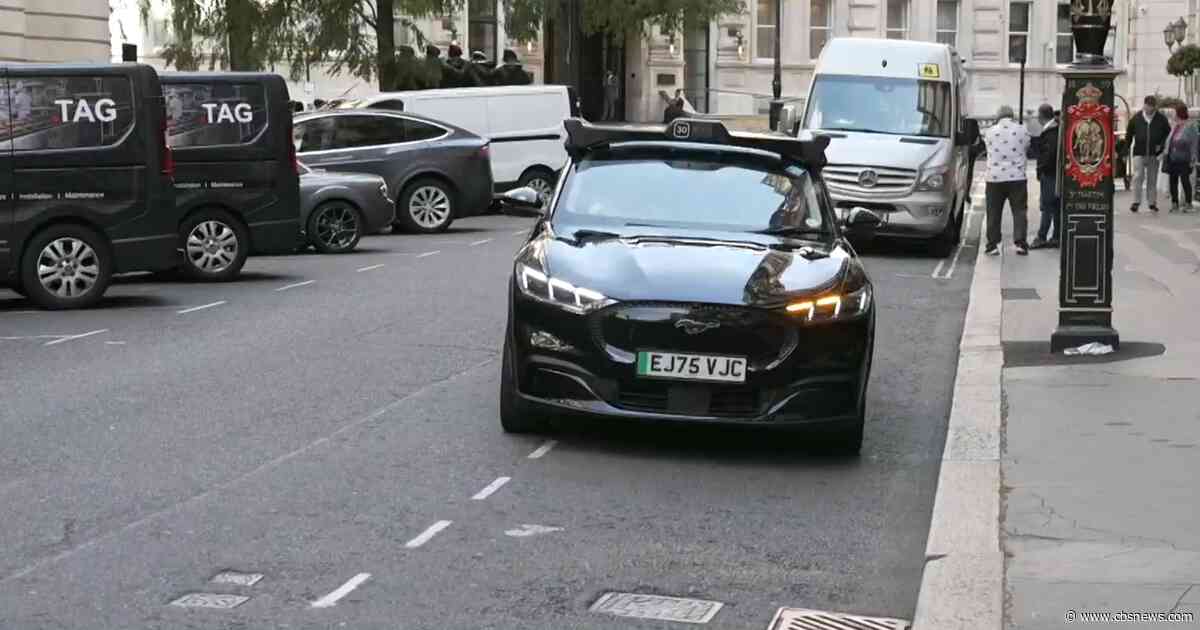 Uber robotaxis hit London's streets, but with humans still behind the wheel