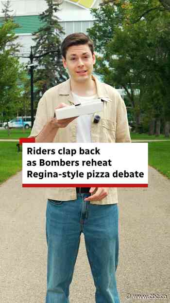 Riders clap back  as Bombers reheat Regina-style pizza debate