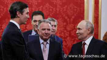 Witkoff und Kushner erstmals in Kiew erwartet