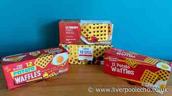 I compared potato waffles from Aldi, Lidl, Asda and Tesco to Birds Eye — £1.45 box won