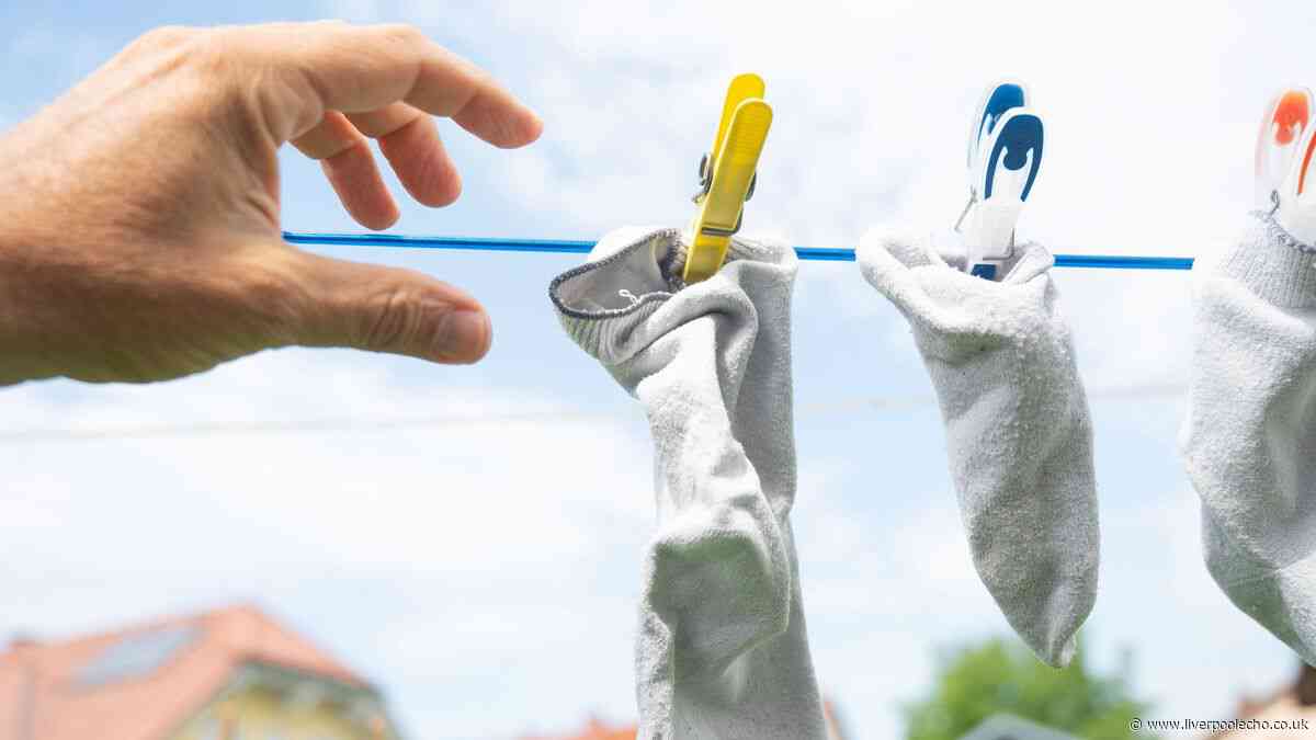 Clean socks to get them white again by adding 1 scoop to washing machine