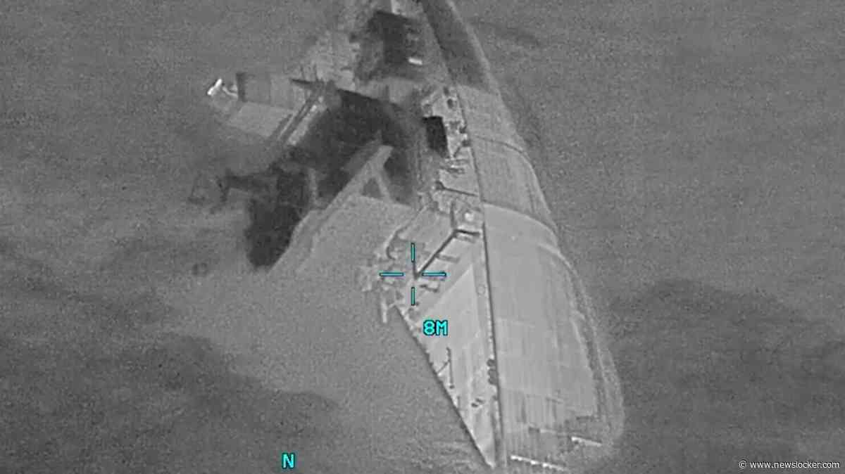 LIVE | VS deelt beelden aangevallen Iraanse tanker: ’Dankzij onze precisie nu op de bodem van de zee’