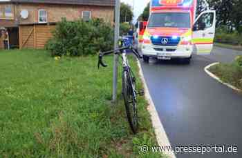 POL-HX: Mit Rennrädern kollidiert - Radfahrerin schwer verletzt