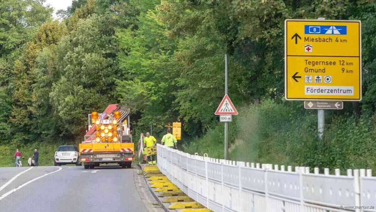 Wegen „Kleinflächensanierung“: B307 in Hausham eine Woche lang gesperrt