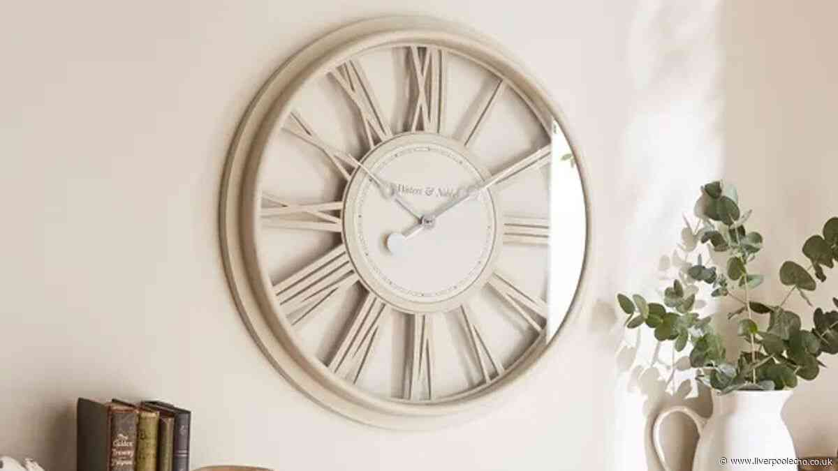 Dunelm shoppers praise 'lovely' wall clock that 'looks more expensive than it is'