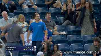 Unruly fan ejected from US Open