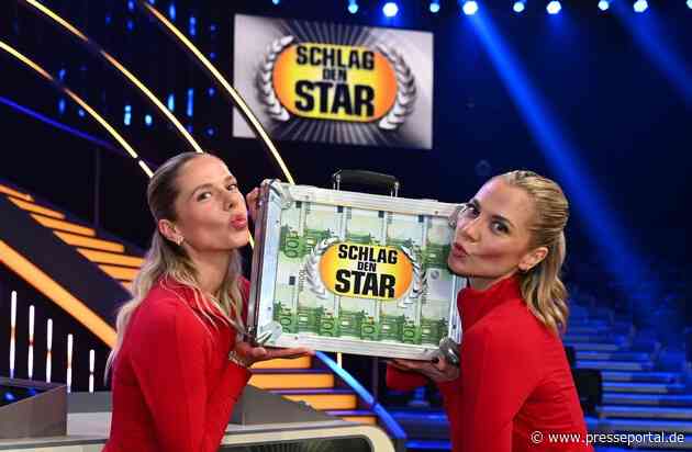Doppelt gut! Die Pahdes gewinnen das Schwesternduell gegen die Schweigers / ProSieben mit "Schlag den Star" stärkster privater Sender in der Prime