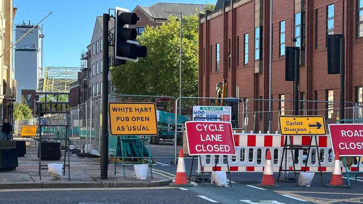 Road closures as underground pipework to be installed as part of Hull Heat Network