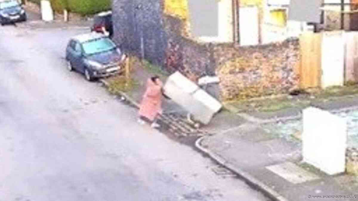Woman wearing dressing gown in street three times taken to court