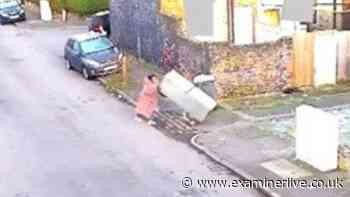 Woman wearing dressing gown in street three times taken to court