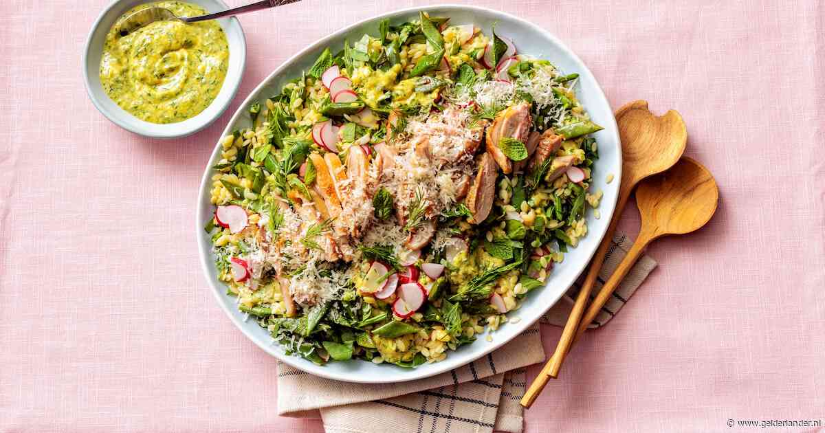 Wat Eten We Vandaag: Orzosalade met kip