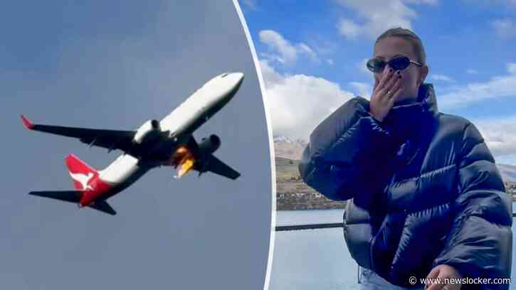 Passagiersvliegtuig Qantas in de problemen na opstijgen: ‘De motor staat in brand!’