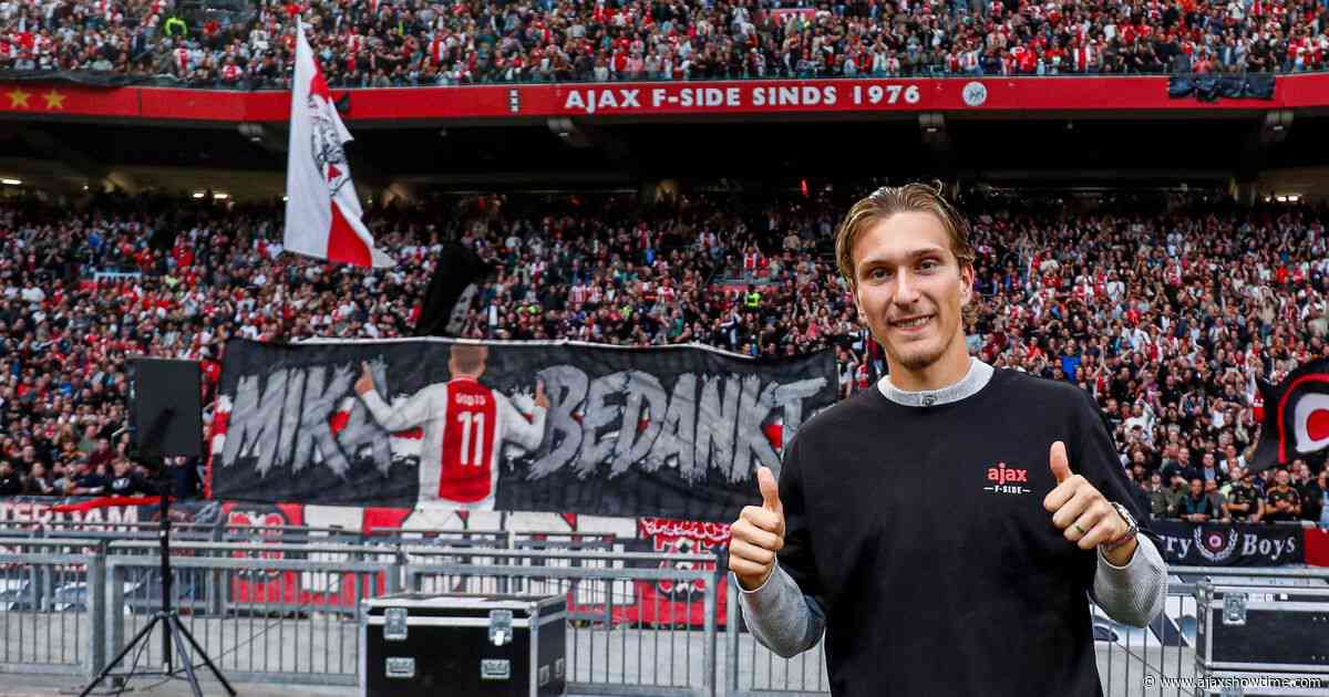 Godts nam afscheid bij Ajax: 'Leuk om weer even terug te zijn bij deze mooie en grote club'