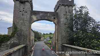 Tour of Britain disrupted as HGV ploughs into historic Yorkshire bridge