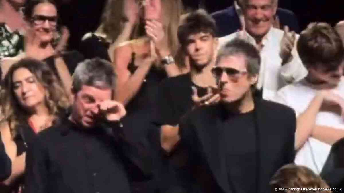 Teary Noel and Liam Gallagher get emotional after extraordinary reaction to Oasis film in Venice