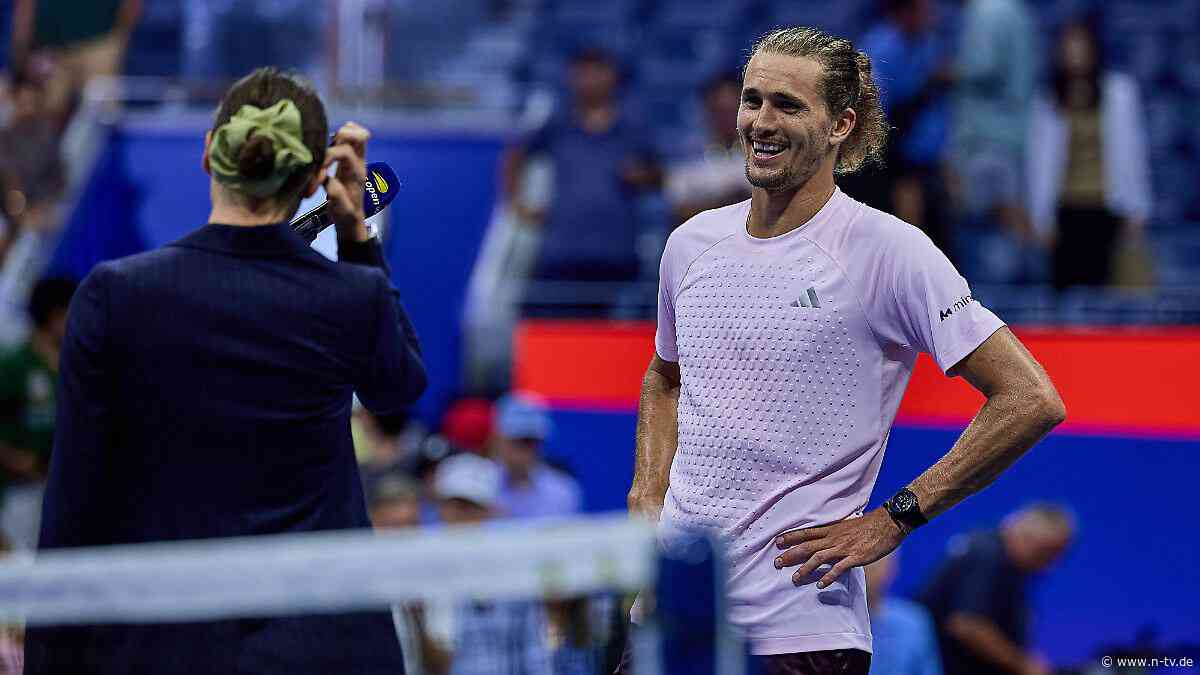 Scherze bei US Open : Erst Marathon, jetzt Selbstläufer? Zverev wiegelt trotz Angstgegner-Aus ab