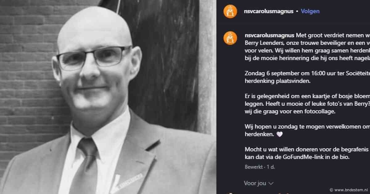 Studentenherdenking doodgeschoten bewaker Berry (51) afgelast ‘uit veiligheidsoverwegingen’