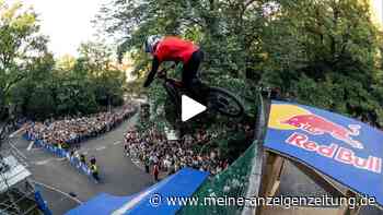 Wilde Sprünge beim Red Bull Cerro Abajo in Stuttgart