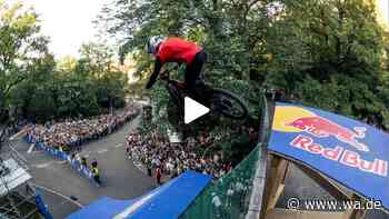 Wilde Sprünge beim Red Bull Cerro Abajo in Stuttgart