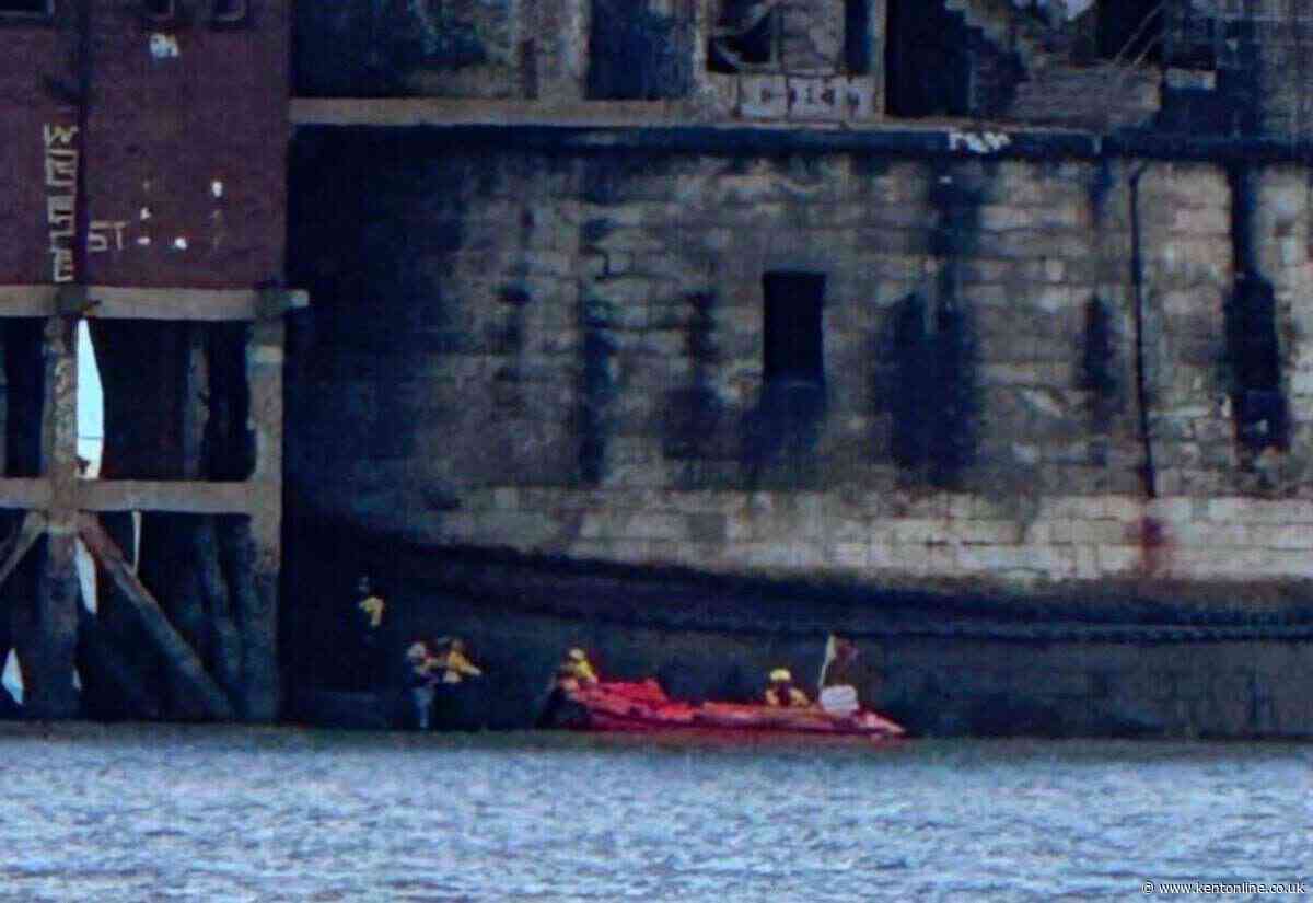 Man rescued by RNLI after becoming trapped at abandoned fort