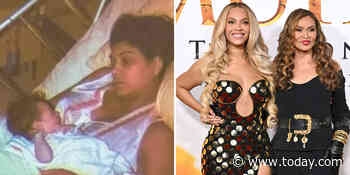 Tina Knowles Shares a Rare Photo Taken Moments After Beyoncé Was Born 45 Years Ago