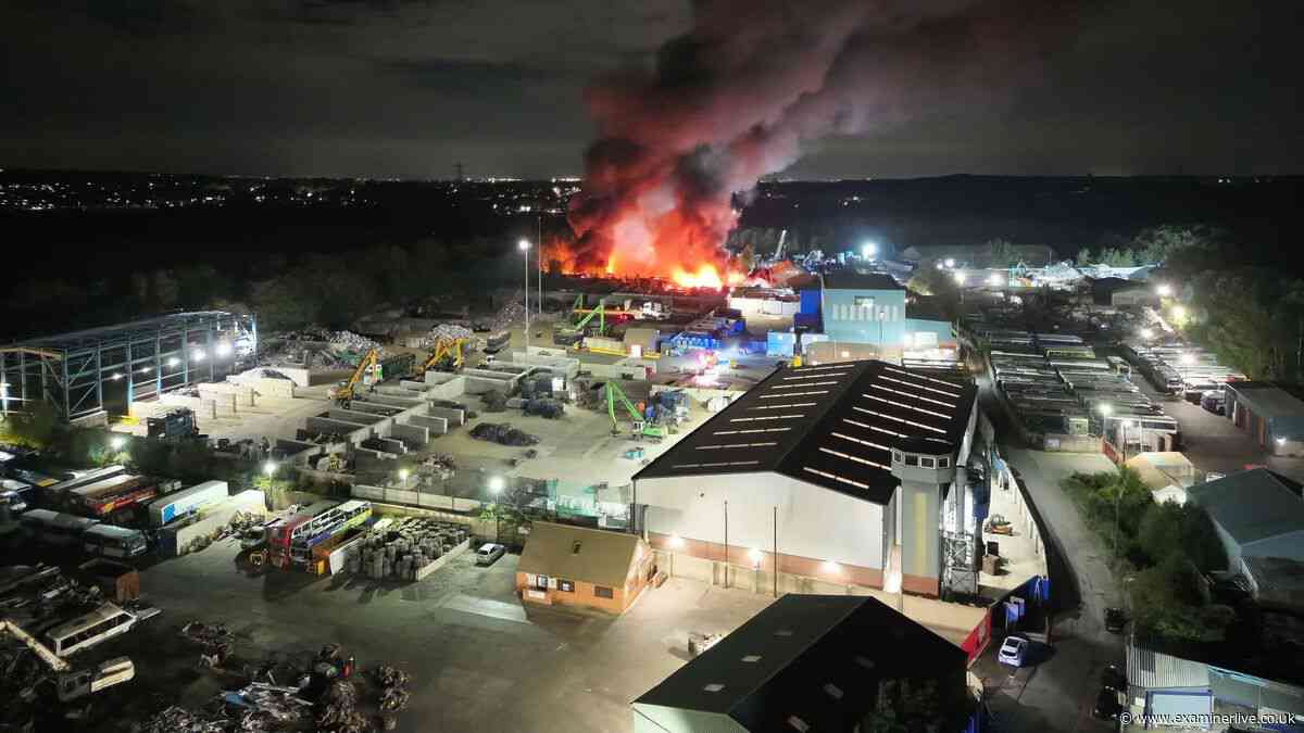 Barnsley scrapyard fire LIVE as flames engulf estate and 'avoid the area' warning issued