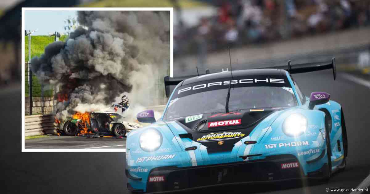 Nederlandse coureur redt collega uit brandende Ferrari: ‘Ik leef nog dankzij hem’