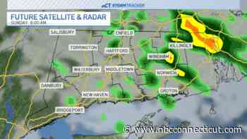 Lingering showers and clouds through a cooler Sunday