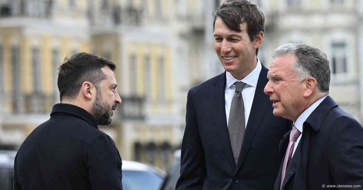 Witkoff, Kushner arrive in Ukraine after Putin talks in push for peace