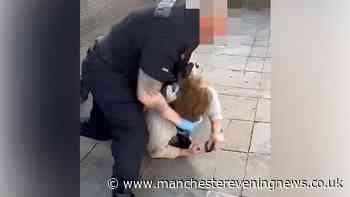 Greater Manchester Police speak out after officer filmed 'punching arrested man in head' in Piccadilly Gardens as full details released