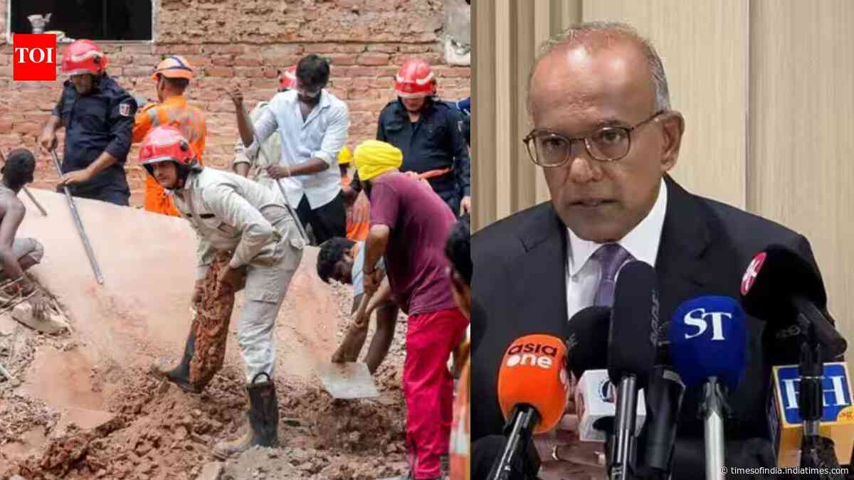 Evening Newswrap: 1 dead in Delhi building collapse, many trapped; Singapore minister condemns anti-India racism, and more