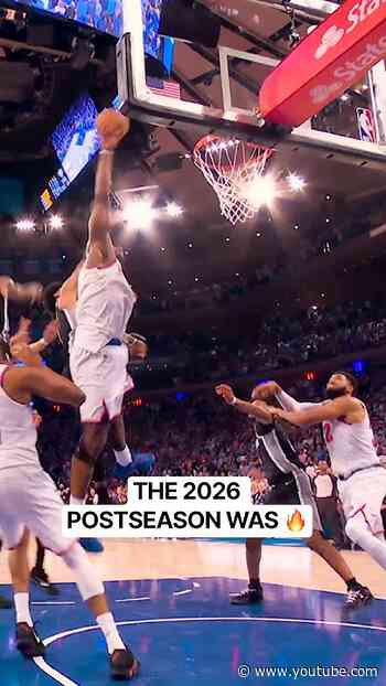 The 2026 Postseason had no shortage of CLUTCH MOMENTS 🔥