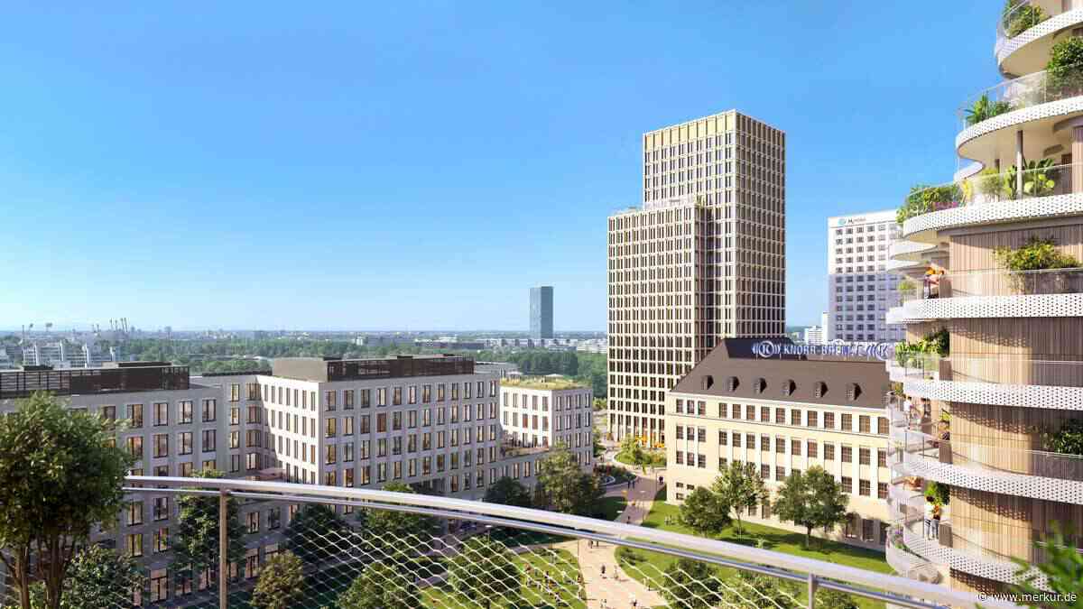 Knorr-Bremse-Areal: 88-Meter-Hochhaus mit Hotel und Skybar geplant