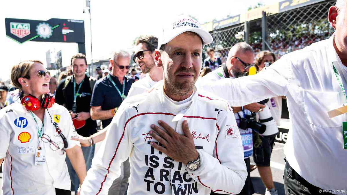 "Ich vermisse Michael": Schumachers Geist dringt bei Ferrari-Showfahrt tief in Vettels Herz
