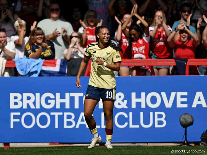 Debut wondergoal as Arsenal women beat Brighton